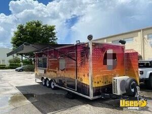 Like New - 2022 8' x 29.5' Concession Trailer Loaded Mobile Food Vending Unit for Sale in Florida!