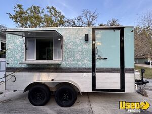 2023 7' x 14' Interstate V Nose Concession Trailer / Mobile Vending Unit w/ Solar Power for Sale in Florida!