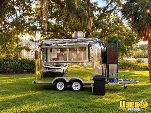 Like New 2023 7' x 12' Kitchen Food Concession Trailer with Pro Fire System for Sale in Florida!