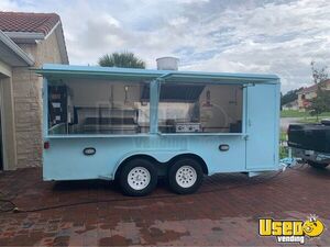 Very Clean 2018 - 6' x 18' Used Mobile Kitchen Food Concession Trailer for Sale in Florida!
