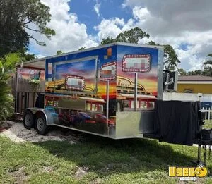 Versatile - Food Concession Trailer with Porch Mobile Vending Unit for Sale in Florida!