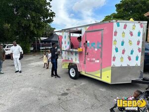 2021 7' x 12' Slushie Concession Trailer Frozen Beverage Vending Unit for Sale in Florida!