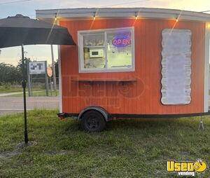 Custom Built - 2025 6.5' x 12.5' Food Concession Trailer Mobile Vending Unit for Sale in Florida!