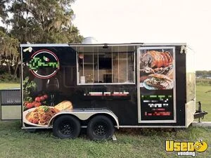 2019 - 7' x 14' Double Axle Food Concession Trailer Mobile Vending Unit for Sale in Florida!