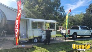 2022 - Food Concession Trailer / Mobile Kitchen Vending Unit with Porch for Sale in Florida!