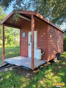8' x 15' Food Concession Trailer with 5' Porch Mobile Vending Unit for Sale in Florida!