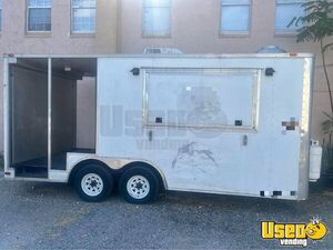 Used - 8' x 20' Food Concession Trailer with Open Porch for Sale in Florida!