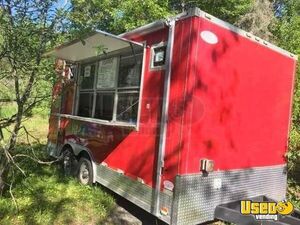 Used - 8' x 16' Food Concession Trailer with Fire Suppression System for Sale in Florida!