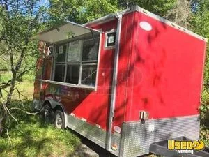 Used - 8' x 16' Food Concession Trailer with Fire Suppression System for Sale in Florida!