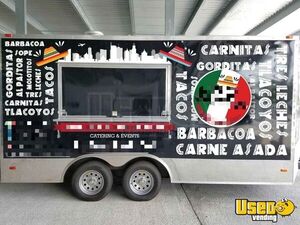 2016 8' x 18' Kitchen Concession Trailer with Pro Fire Suppression System for Sale in Florida!
