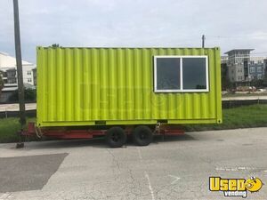 20' Shipping Cargo Container Basic Food Concession Trailer Conversion for Sale in Florida!