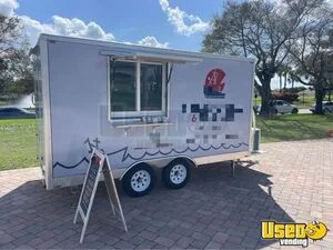 2024 -  8' x 13.1' Concession Trailer Mobile Vending Unit for Sale in Florida!