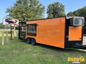 NEW Ready-to-Outfit 2023 - 8.5' x 22' Empty Food Concession Trailer with Porch for Sale in Georgia!