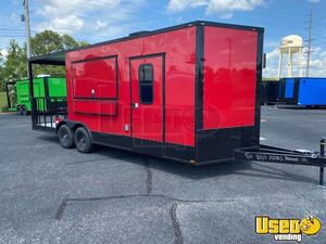 NEW Ready to Outfit 8.5' x 14' Empty Food Concession Trailer with 8' Porch for Sale in Georgia!