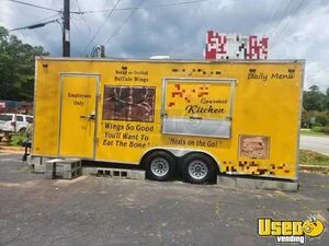 2019 8.5' x 20' Food Concession Trailer All Electric  V-Nose Trailer for Sale in Georgia!