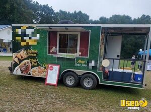 Nicely-Equipped 2020 - 10' x 18' Homemade Food Concession Trailer with Porch for Sale in Georgia!