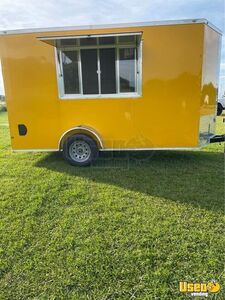 NEW - 2024 6' x 12' Empty Concession Trailer | Mobile Street Vending Unit for Sale in Georgia!