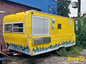 Vintage - 1970 18' Food Concession Trailer with 2024 Kitchen Build-Out for Sale in Illinois!