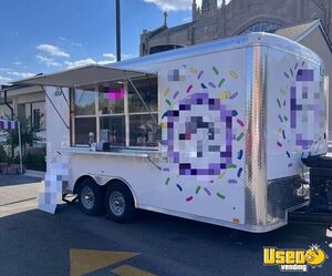 Established Turnkey - 2023 8’ x 16’ Donut Concession Trailer Business w/ Fire Suppression System for Sale in Illinois!