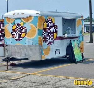 Versatile 2006 8' x 12' Concession Trailer Mobile Vending Unit for Sale in Illinois!