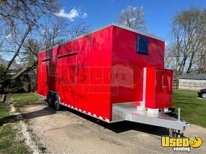 New - 2022 8.5' x 24' Concession Food Trailer | Mobile Food Unit for Sale in Illinois!