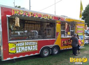 2016 Worldwide 8.5' x 24' Food and Beverage Vending Concession Trailer for Sale in Illinois!