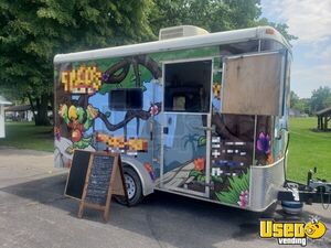 2009 United Express Line 7' x 14' Mobile Food Concession Trailer for Sale in Indiana!