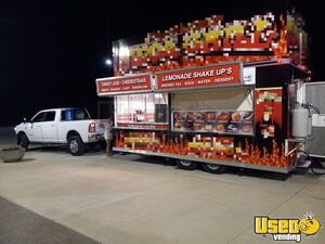 LOADED Carnival Style - 2011 8.5' x 18' Kitchen Food Concession Trailer with Pro-Fire Suppression for Sale in Indiana!