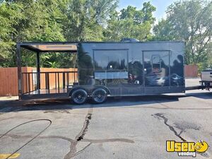 NEW - 8' x 24' Concession Trailer with Porch | Mobile Street Vending Unit for Sale in Kansas!