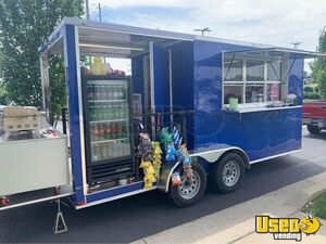 2024 - 7' x 16' Quality Cargo Food Concession Trailer with 6' Open Porch for Sale in Kentucky!