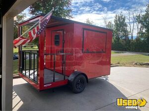 Brand New and Compact 2023 - 7' x 12' Freedom Concession Trailer with 4' Open Porch for Sale in Kentucky!