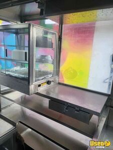 Concession Trailer Kitchen Food Trailer Diamond Plated Aluminum Flooring New York for Sale