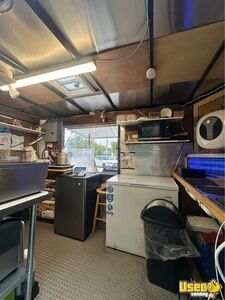 Concession Trailer Kitchen Food Trailer Diamond Plated Aluminum Flooring Ontario for Sale