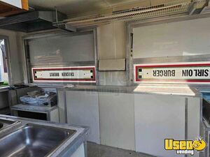 Concession Trailer Kitchen Food Trailer Prep Station Cooler Ohio for Sale