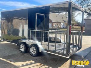 2020 22' Empty Concession Trailer with 10' Porch | Mobile Street Vending Unit for Sale in Louisiana!
