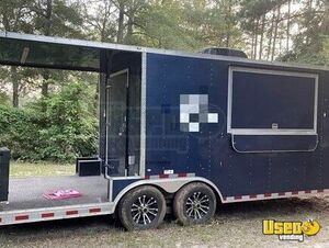 Like New 2020 - 8.5' x 20' Street Vending Unit - Concession Trailer with Open Porch for Sale in Louisiana!