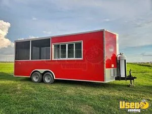 Versatile - 2024 8.5' x 20' Food Concession Trailer with Porch for Sale in Louisiana!