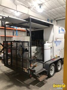 Custom Built - 2013 7' x 14' Concession Trailer with Covered Deck Porch Street Vending Unit for Sale in Louisiana!