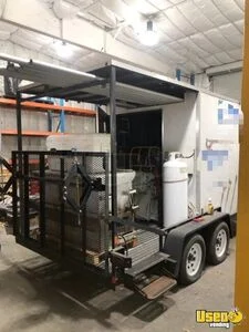 Custom Built - 2013 7' x 14' Concession Trailer with Covered Deck Porch Street Vending Unit for Sale in Louisiana!