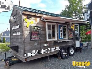 Used 2012 Food Concession Trailer with Porch / Portable Kitchen for Sale in Maine!