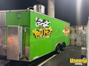 Used 8' x 16' Mobile Kitchen Food Concession Trailer w/ Pro Fire System for Sale in Maryland!