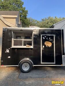 Only Used ONCE 2025 7' x 12' Food Concession Trailer / Mobile Vending Unit  for Sale in Massachusetts!