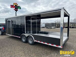 BRAND NEW 2023 -  8.5' x 24' Concession Trailer with Open Porch for Sale in Michigan!