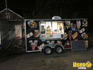 2021 - 7' x 16' Mobile Street Food and Ice Cream Concession Trailer for Sale in Michigan!