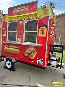 Like New - Hot Dog Concession Trailer Mobile Vending Unit for Sale in Michigan!