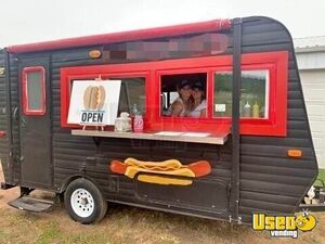 Turn key Business - 2011 8' x 15' Hotdog Concession Trailer with Bathroom for Sale in Michigan!