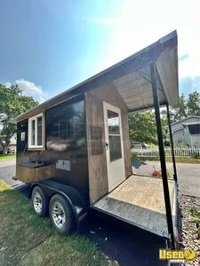 Versatile - 2021 6.5' x 11.5' Concession Trailer with Porch DIY Mobile Vending Unit for Sale in Minnesota!