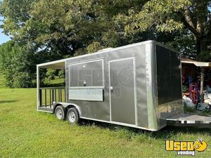 NEW - 20' Concession Trailer with Porch | Mobile Street Vending Unit for Sale in Mississippi!
