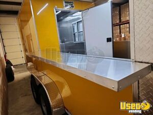 Like New - 2023 7' x 18' Concession Trailer | Mobile Food Unit with Porch for Sale in Missouri!