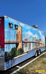 Street Food Vending Trailer / Mobile Food Concession Unit with Solar Panels for Sale in New York!